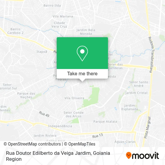 Rua Doutor Edilberto da Veiga Jardim map