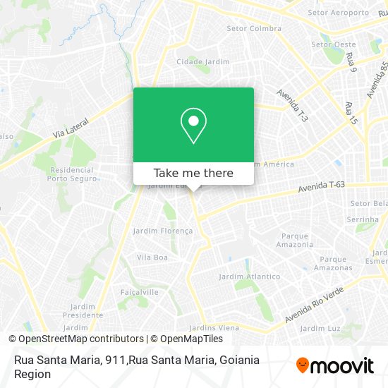 Rua Santa Maria, 911,Rua Santa Maria map