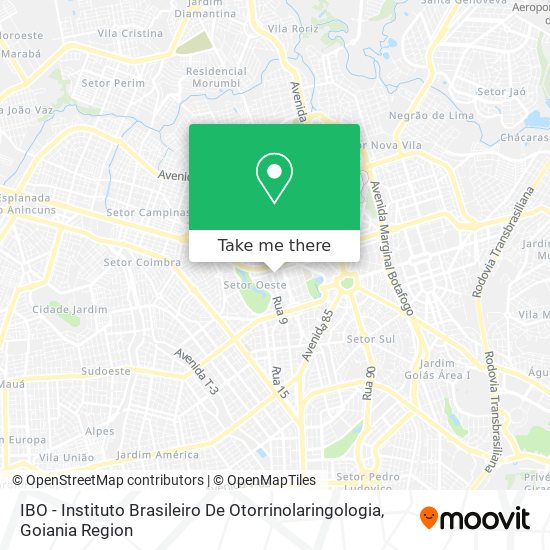 IBO - Instituto Brasileiro De Otorrinolaringologia map