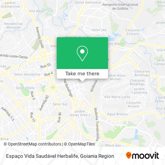 Espaço Vida Saudável Herbalife map
