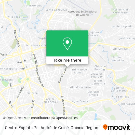 Centro Espírita Pai André de Guiné map