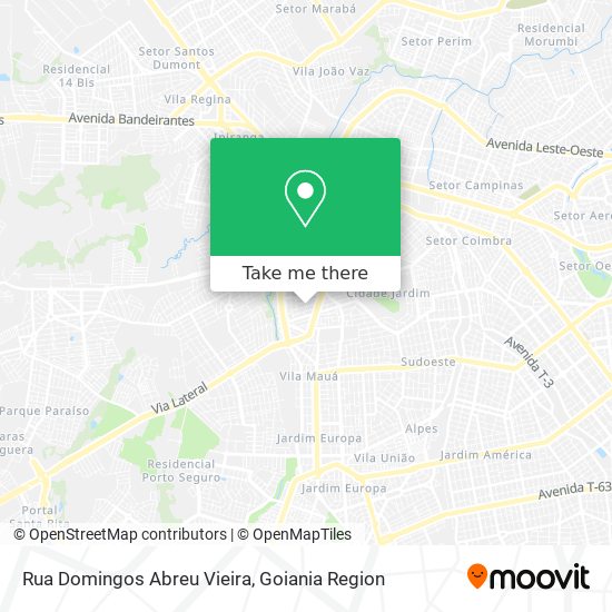 Mapa Rua Domingos Abreu Vieira