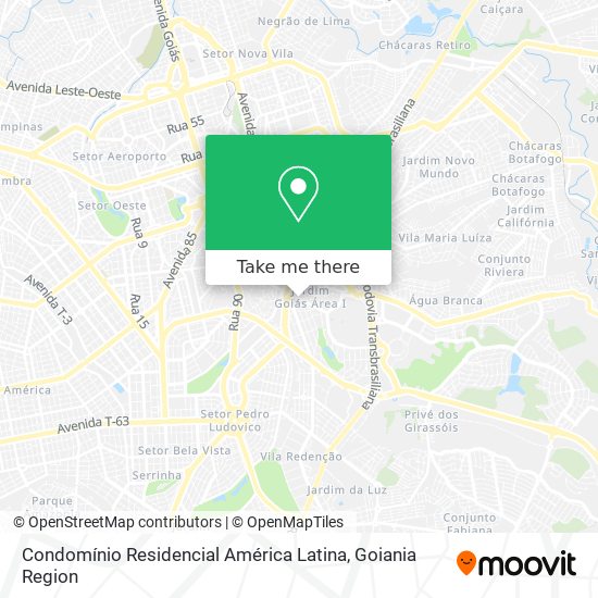 Condomínio Residencial América Latina map