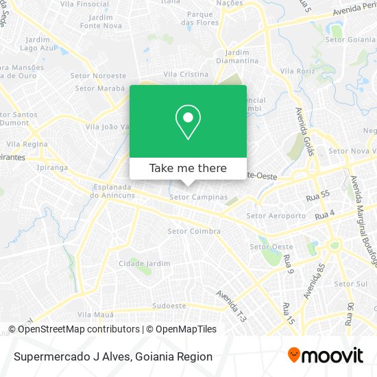 Mapa Supermercado J Alves