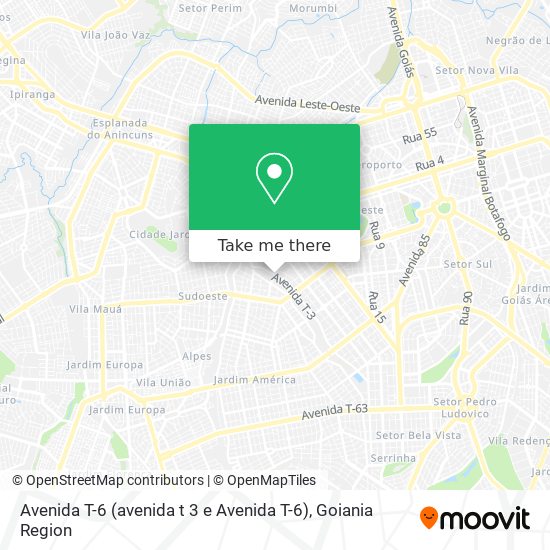Avenida T-6 (avenida t 3 e Avenida T-6) map
