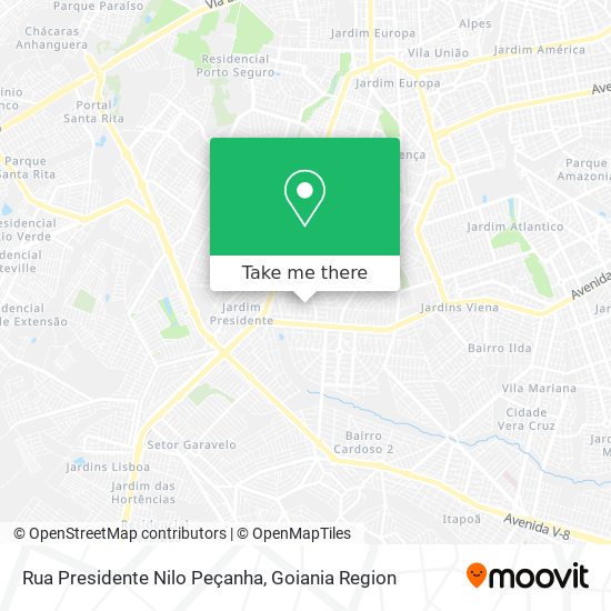 Rua Presidente Nilo Peçanha map