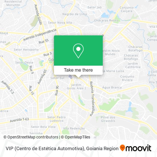 Mapa VIP (Centro de Estética Automotiva)