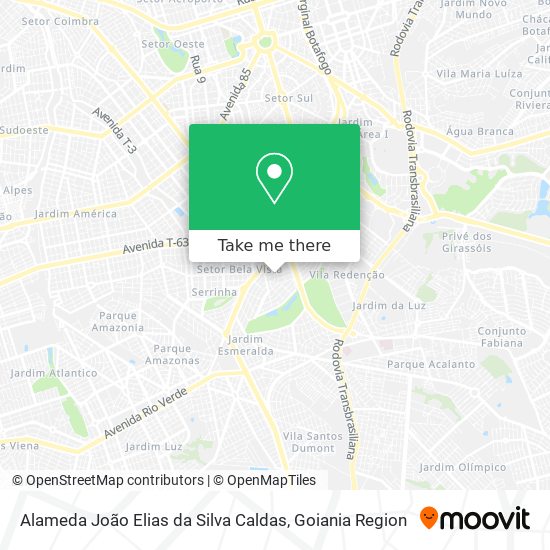 Alameda João Elias da Silva Caldas map