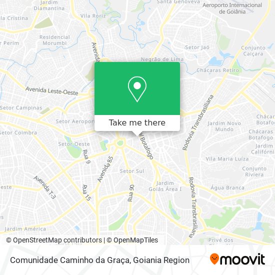 Comunidade Caminho da Graça map