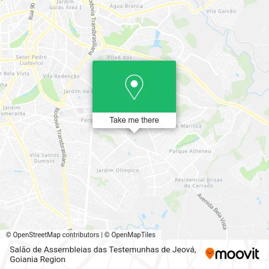 Salão de Assembleias das Testemunhas de Jeová map