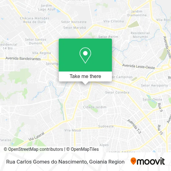 Rua Carlos Gomes do Nascimento map