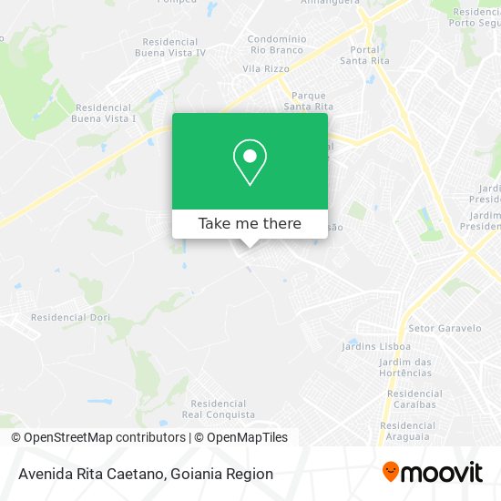 Mapa Avenida Rita Caetano