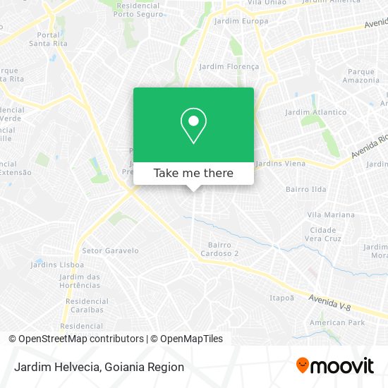 Mapa Jardim Helvecia