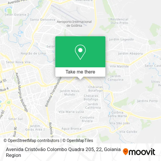 Avenida Cristóvão Colombo Quadra 205, 22 map