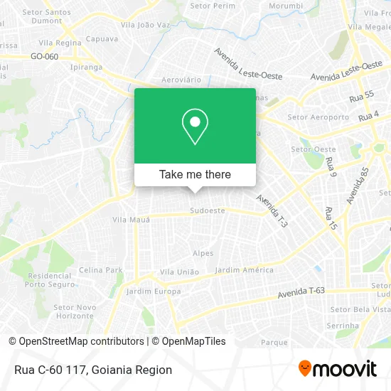 Rua C-60 117 map