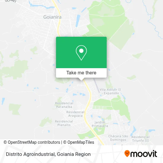 Distrito Agroindustrial map