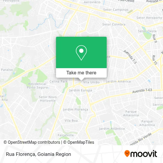 Rua Florença map
