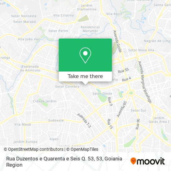 Rua Duzentos e Quarenta e Seis Q. 53, 53 map