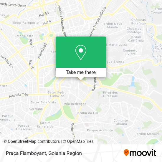 Praça Flamboyant map