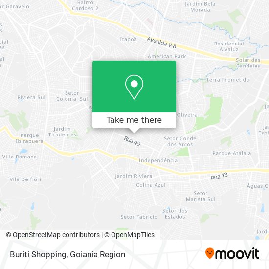 Buriti Shopping map