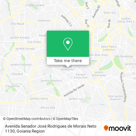 Avenida Senador José Rodrigues de Morais Neto 1130 map