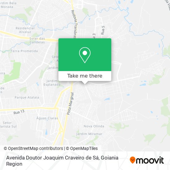 Avenida Doutor Joaquim Craveiro de Sá map