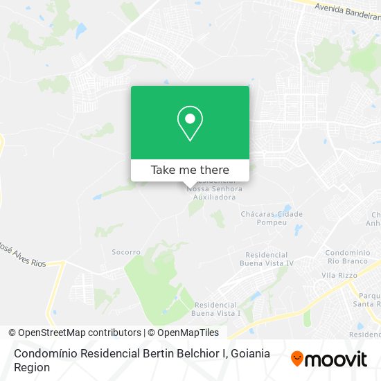 Mapa Condomínio Residencial Bertin Belchior I