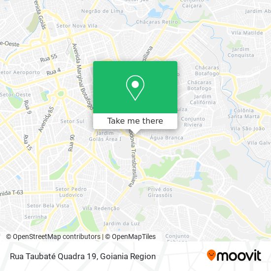 Rua Taubaté Quadra 19 map