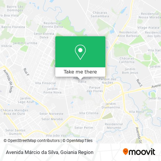 Avenida Márcio da Silva map