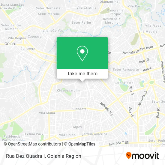 Rua Dez Quadra I map
