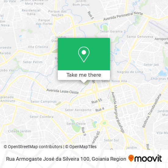 Mapa Rua Armogaste José da Silveira 100