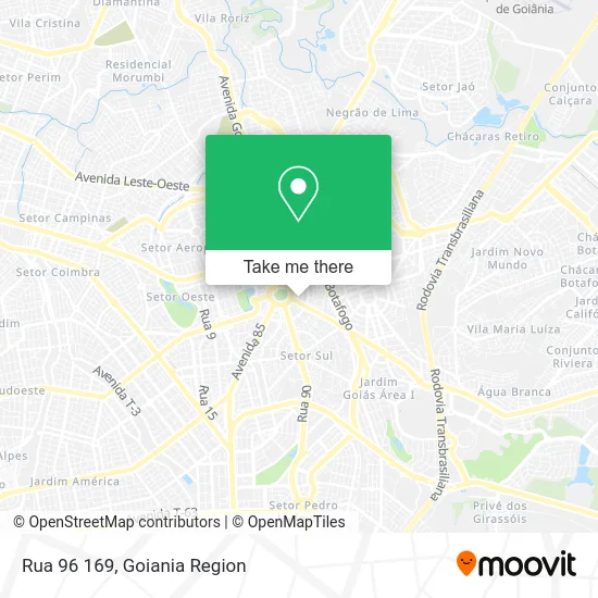 Rua 96 169 map