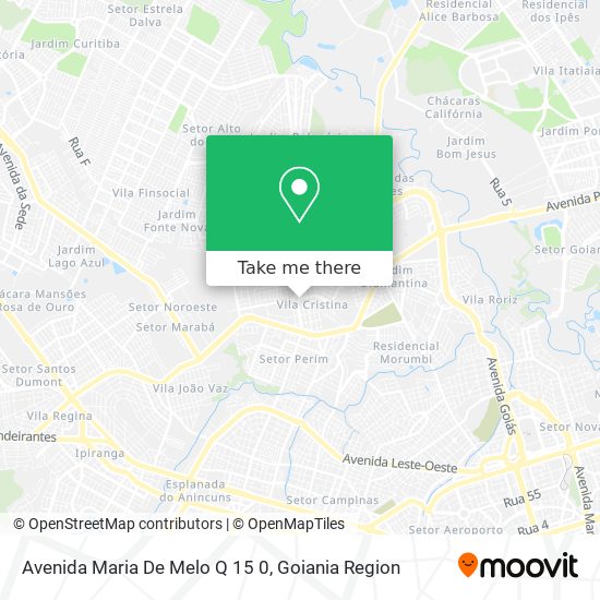 Mapa Avenida Maria De Melo Q 15 0