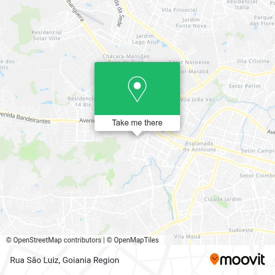 Rua São Luiz map