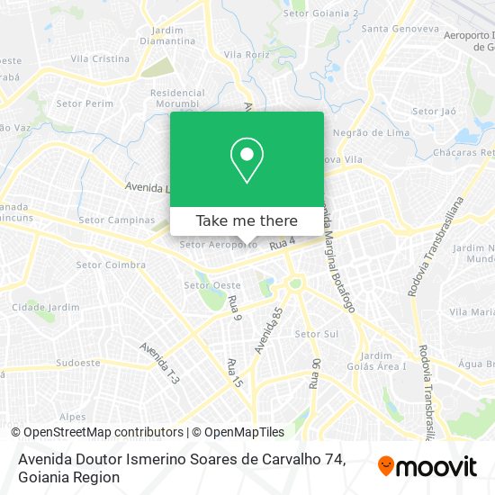 Mapa Avenida Doutor Ismerino Soares de Carvalho 74