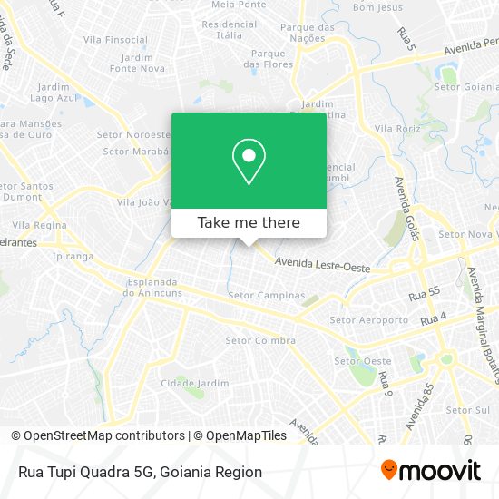 Mapa Rua Tupi Quadra 5G