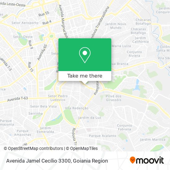 Avenida Jamel Cecílio 3300 map