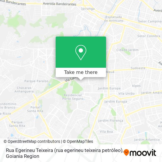 Rua Egerineu Teixeira (rua egerineu teixeira petróleo) map