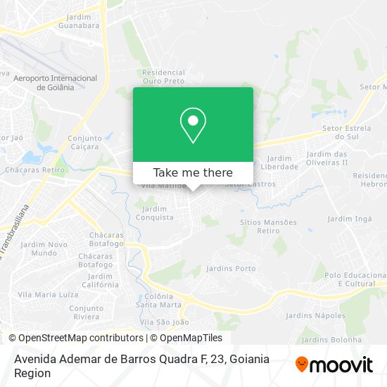 Avenida Ademar de Barros Quadra F, 23 map