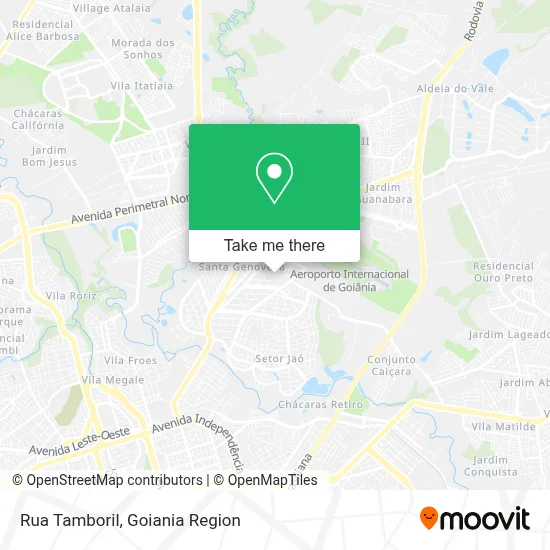 Rua Tamboril map