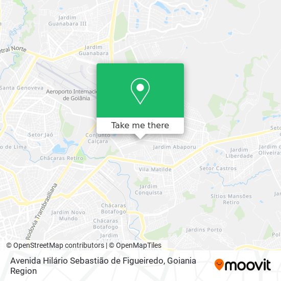 Mapa Avenida Hilário Sebastião de Figueiredo