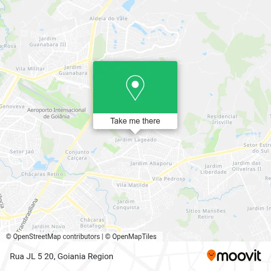 Rua JL 5 20 map
