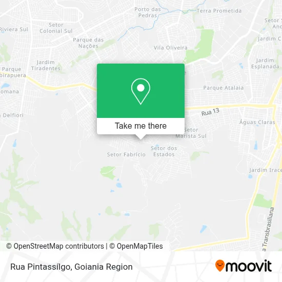 Rua Pintassílgo map