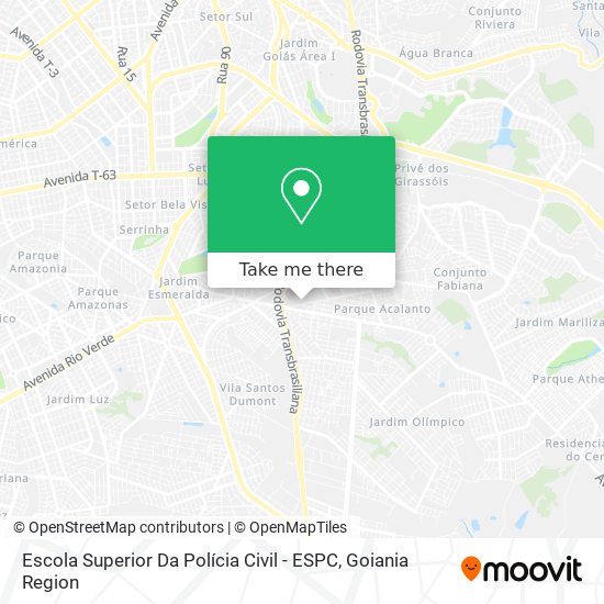 Escola Superior Da Polícia Civil - ESPC map