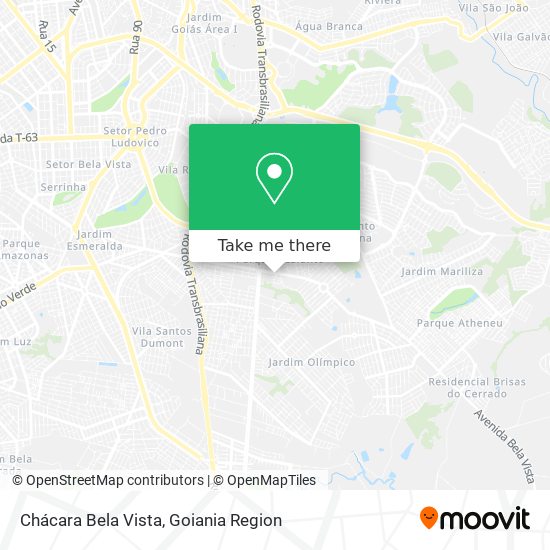 Chácara Bela Vista map