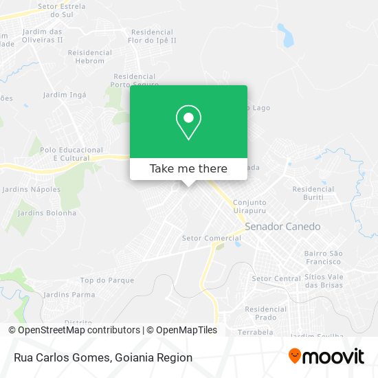 Mapa Rua Carlos Gomes