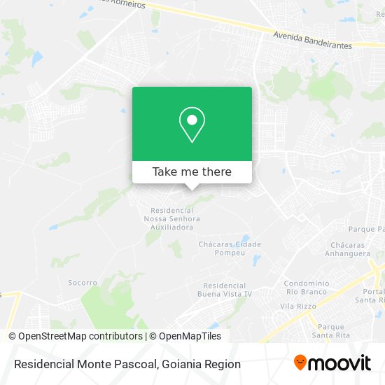 Mapa Residencial Monte Pascoal