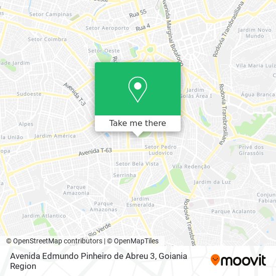 Mapa Avenida Edmundo Pinheiro de Abreu 3