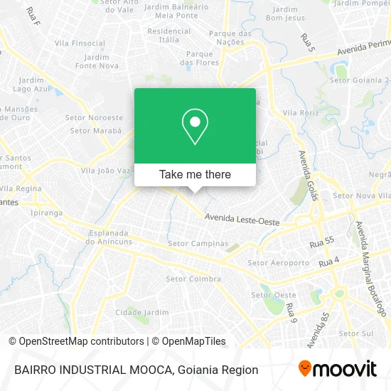 BAIRRO INDUSTRIAL MOOCA map