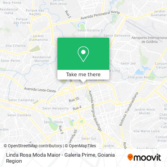 Linda Rosa Moda Maior - Galeria Prime map